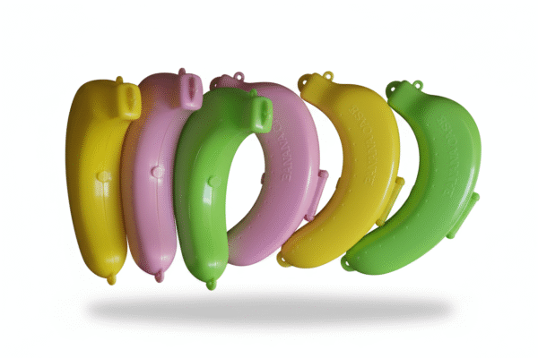 3D Práctico estuche para llevar el banano, sin dañarse