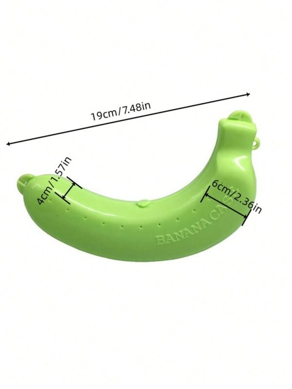 MEDIDAS Práctico estuche para llevar el banano, sin dañarse