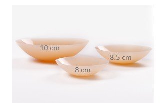 cm mejorados Pezoneras de silicona delgadas adhesivas reutilizables (Nipple covers)