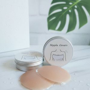 descarga (2) Pezoneras de silicona respirables reutilizable, con empaque metálico