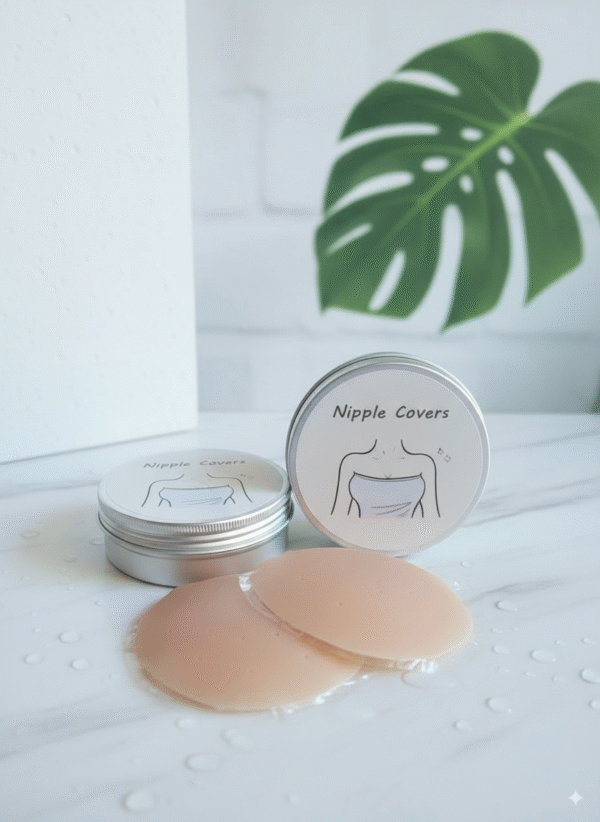 descarga (2) Pezoneras de silicona respirables reutilizable, con empaque metálico