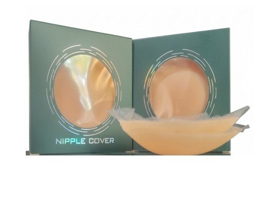 n Pezonera de silicona reutilizable, adhesiva delgada (Nipple covers)