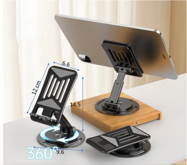 Imagen1 Soporte para celular , base de escritorio giratorio 360º +llavero